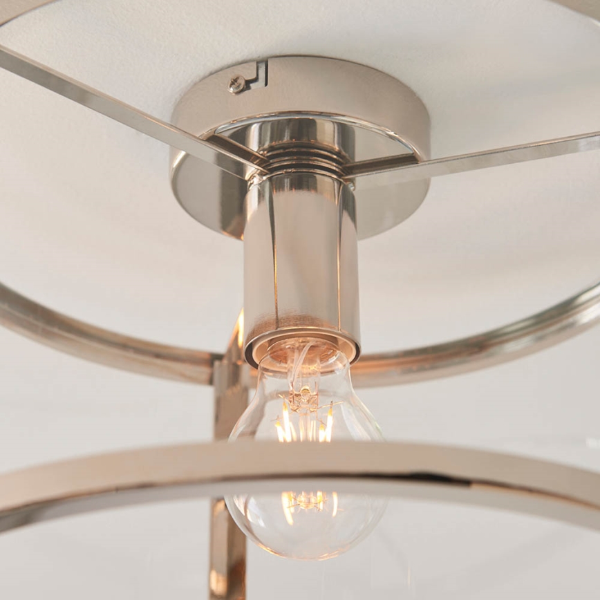 Endon 96150 - Plafondlamp HOPTON 1xE27/10W/230V glanzend chroom