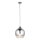 Endon 96442 - Hanglamp aan een koord PANTHER 1xE27/10W/230V glanzend chroom/gerookt