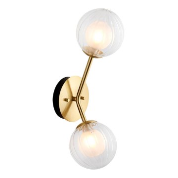Endon 96691 - Wandlamp NORTHWEST 2xG9/3W/230V goudkleurig
