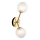 Endon 96691 - Wandlamp NORTHWEST 2xG9/3W/230V goudkleurig