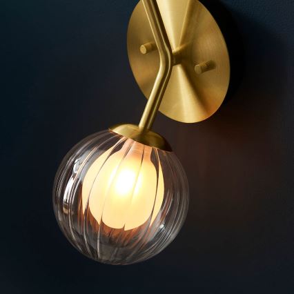 Endon 96691 - Wandlamp NORTHWEST 2xG9/3W/230V goudkleurig