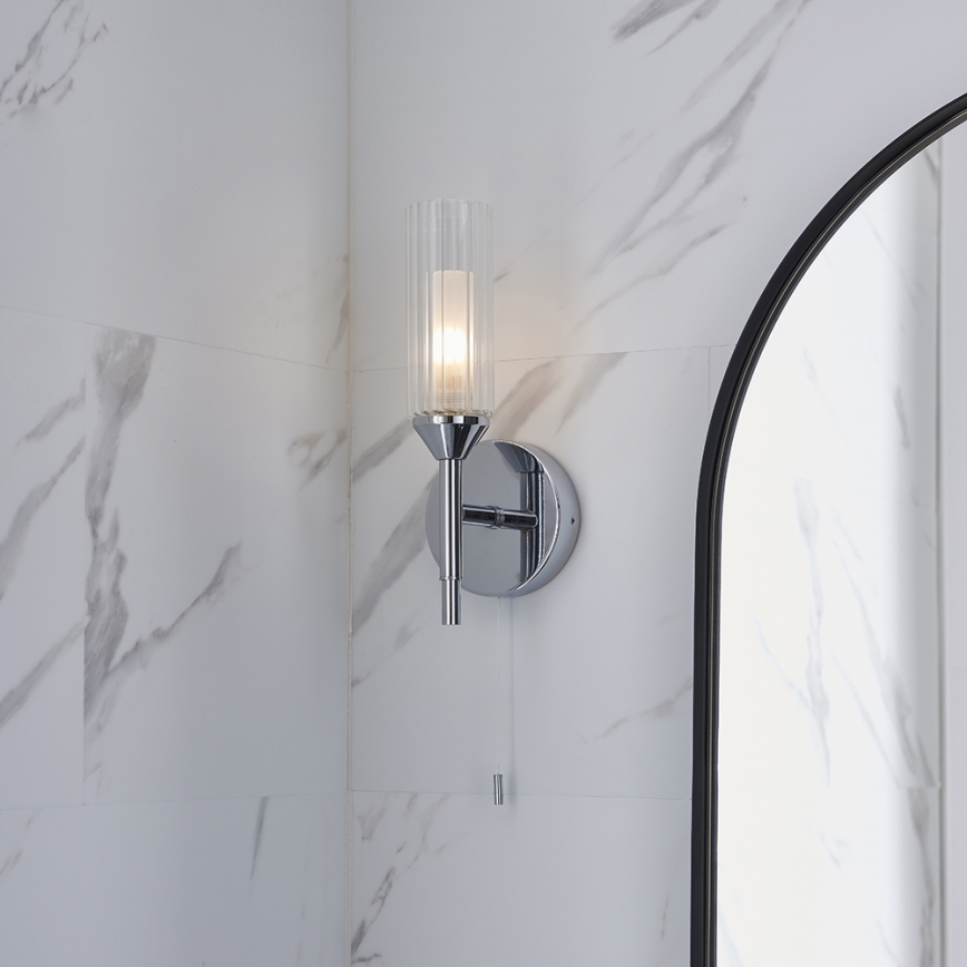 Endon 97171 - Badkamer wandlamp NATORI 1xG9/3W/230V IP44 glanzend chroom