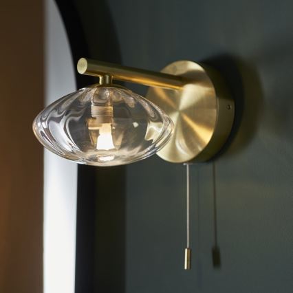 Endon 97182 - Badkamer wandlamp MOBIAS 1xG9/3W/230V IP44 messing
