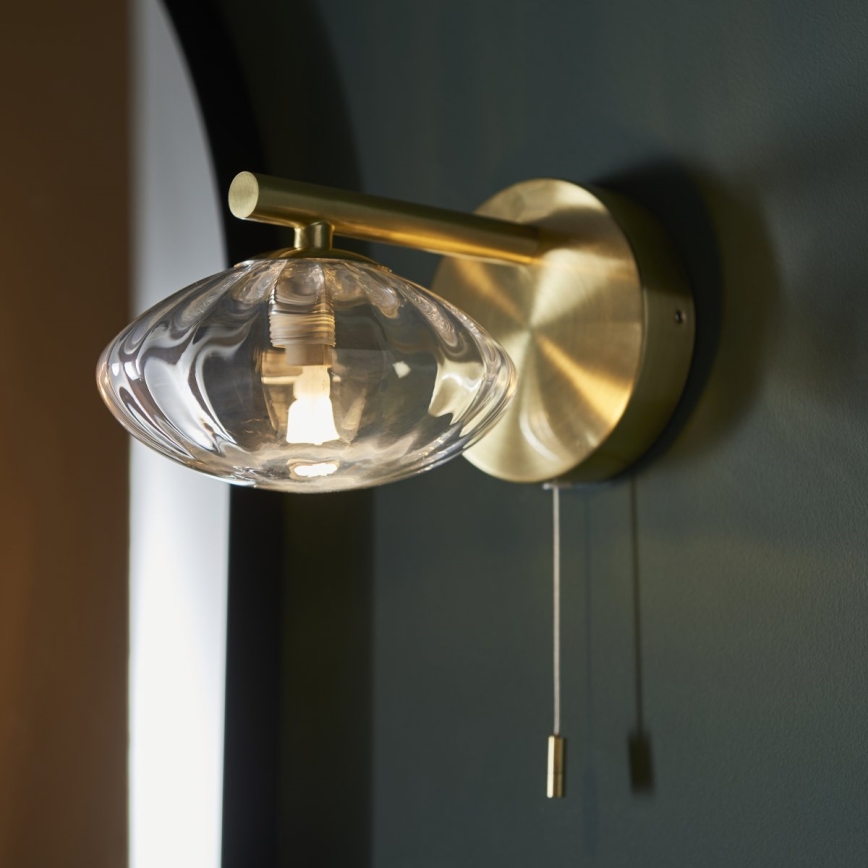 Endon 97182 - Badkamer wandlamp MOBIAS 1xG9/3W/230V IP44 messing