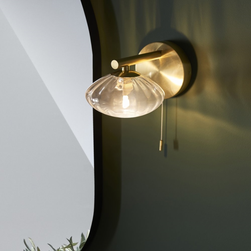 Endon 97182 - Badkamer wandlamp MOBIAS 1xG9/3W/230V IP44 messing