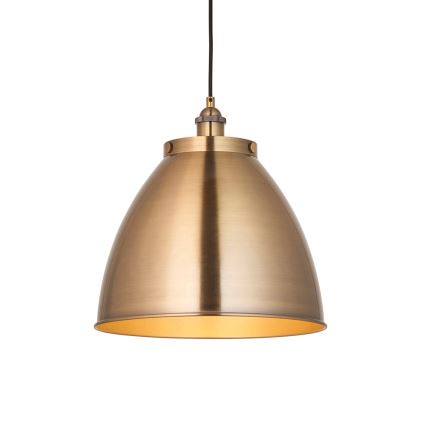 Endon 98744 - Hanglamp aan snoer FRANKLIN 1xE27/10W/230V messing