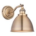 Endon 98746 - Wandspot FRANKLIN 1xE14/7W/230V messing