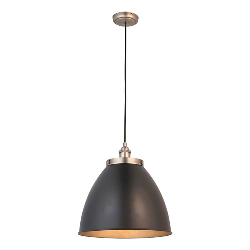 Endon 98749 - Hanglamp aan kabel FRANKLIN 1xE27/10W/230V zwart/messing