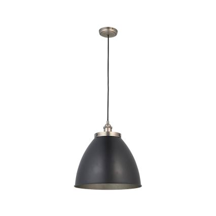 Endon 98749 - Hanglamp aan kabel FRANKLIN 1xE27/10W/230V zwart/messing