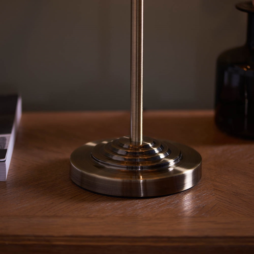 Endon 98932 - Tafellamp HIGHCLERE 3xE14/18W/230V wit/messing Ø 32 cm