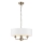 Endon 98934 - Hanglamp aan een ketting HIGHCLERE 3xE14/40W/230V wit/messing