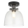 Endon 99106 - Plafondlamp URBAN 1xE27/10W/230V zwart/doorzichtig