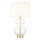 Endon 99110 - Dimbare tafellamp KELDA 1xE27/10W/230V wit/goud