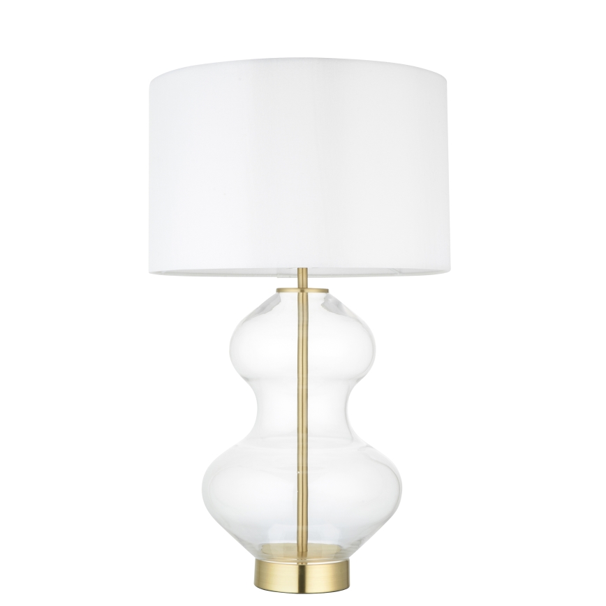 Endon 99110 - Dimbare tafellamp KELDA 1xE27/10W/230V wit/goud