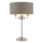 Endon 99149 - Tafellamp HIGHCLERE 3xE14/18W/230V grijs/glanzend chroom diameter 32 cm