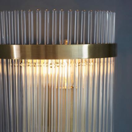 Endon 99168 - Wandlamp MARIETTA 1xE14/6W/230V messing/doorzichtig