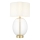 Endon 99292 - Dimbare tafellamp KELDA 1xE27/10W/230V crème/goud