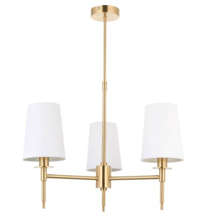Endon 99456 - hanglamp met stang 3xE14/6W/230V goud/wit