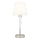 Endon 99596 - Tafellamp 1xE27/10W/230V wit/glanzend chroom