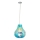 Endon 99791 - Hanglamp aan een koord EUROPA 1xE27/10W/230V blauw