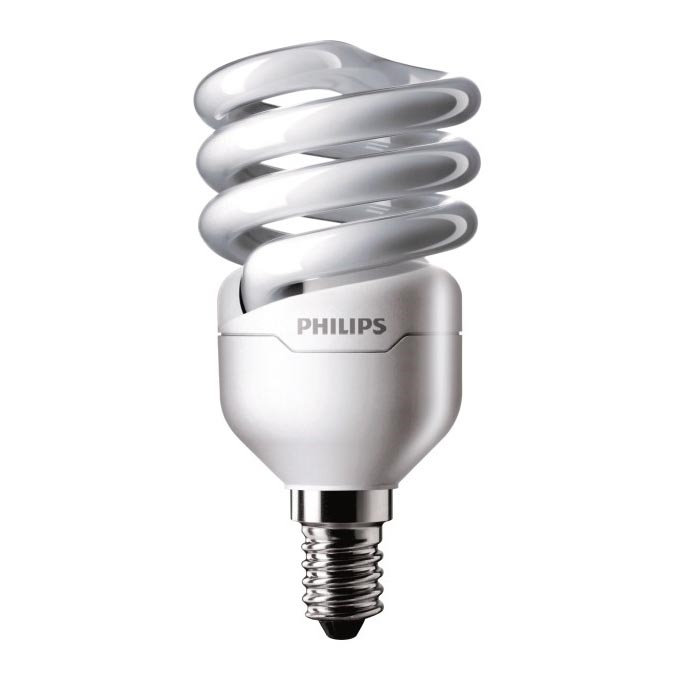 Energie Besparende Lamp Philips TORNADO E14/12W/230V 6500K