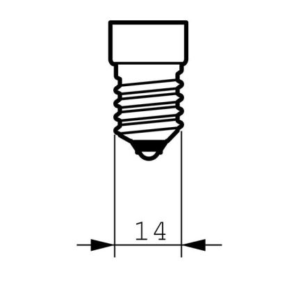 Energie Besparende Lamp Philips TORNADO E14/12W/230V 6500K