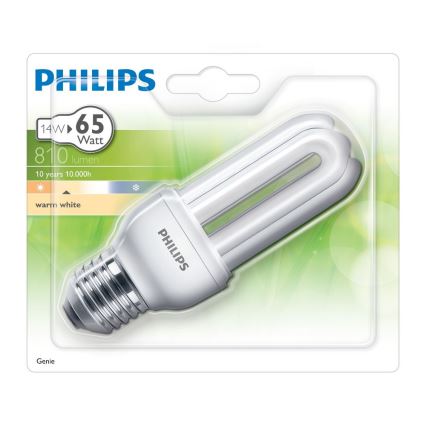 Energiebesparende lamp Philips E27/14W/230V 2700K