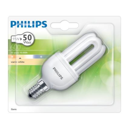 Energiebesparende lamp Philips GENIE E14/11W/230V 2700K