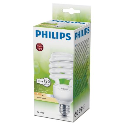 Energiebesparende lamp Philips TORNADO E27/32W/230V 2700K