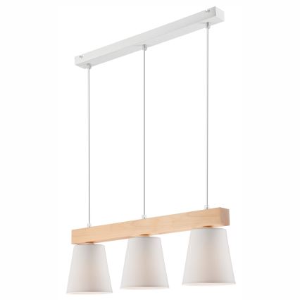 Hanglamp aan kabel ENRICO 3xE27/60W/230V