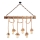 EREBOS hanglamp 6xE27/40W/230V bruin