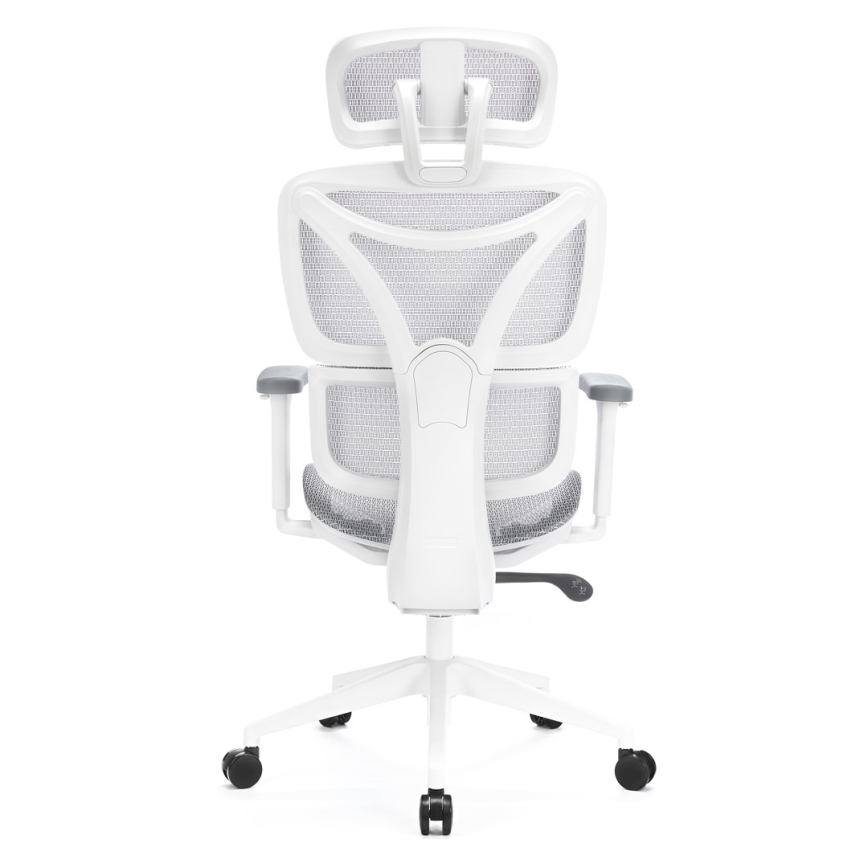 Ergonomische bureaustoel LEVANO grijs/wit/zwart