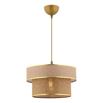 ERO plafondlamp 1xE27/60W/230V bruin/goud