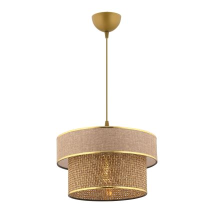 ERO plafondlamp 1xE27/60W/230V bruin/goud