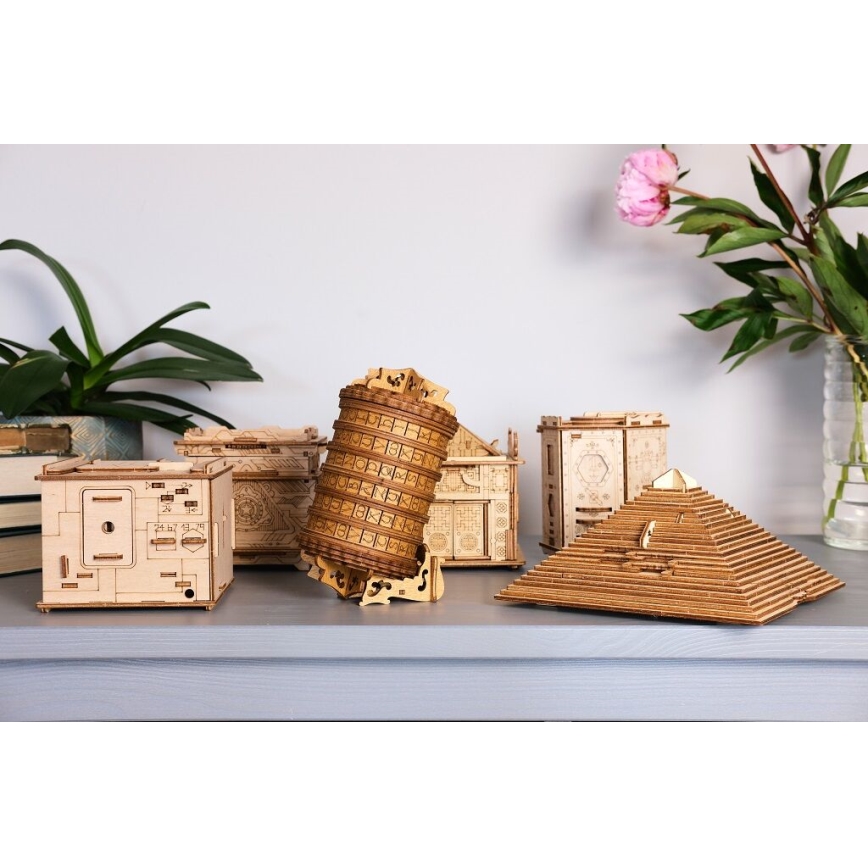 EscapeWelt - Houten puzzel Cryptex