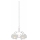 Esto 70010-5 - Hanglamp aan ketting ROMANTICA 5xE14/40W/230V