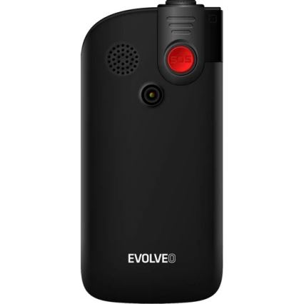 Evolveo - EasyPhone FL, mobiele telefoon voor senioren, zwart