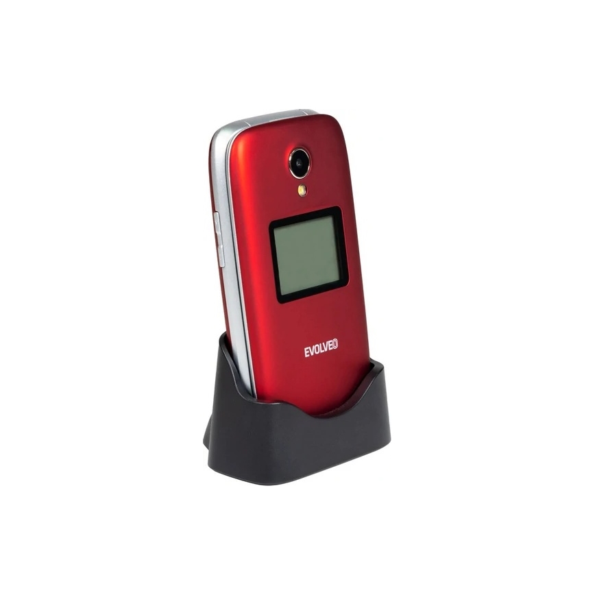 Evolveo - EasyPhone FS, klaptelefoon 2.8 rood
