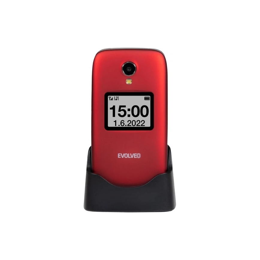 Evolveo - EasyPhone FS klaptelefoon voor senioren 2.8 rood