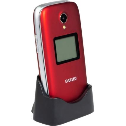 Evolveo - EasyPhone FS klaptelefoon voor senioren 2.8 rood