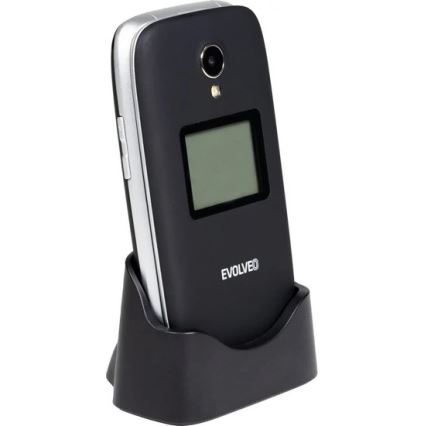 Evolveo - EasyPhone FS klaptelefoon voor senioren 2.8 zwart