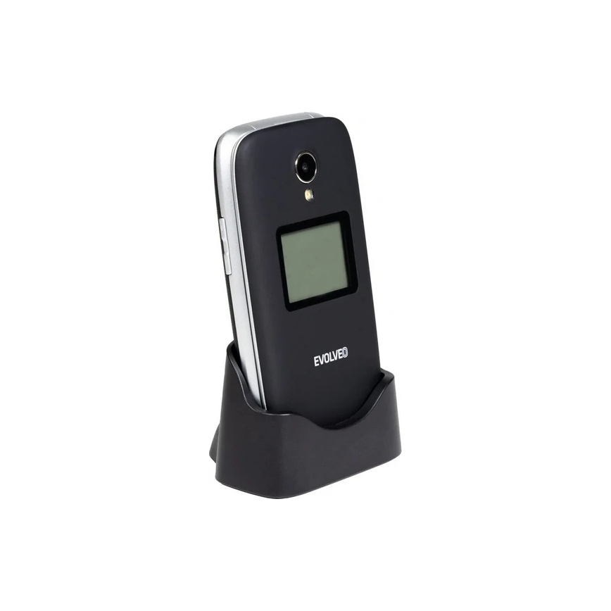 Evolveo - EasyPhone FS klaptelefoon voor senioren 2.8 zwart
