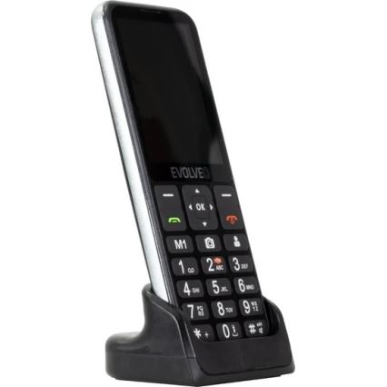 Evolveo - EasyPhone LT, 4G mobiele telefoon voor senioren, zwart