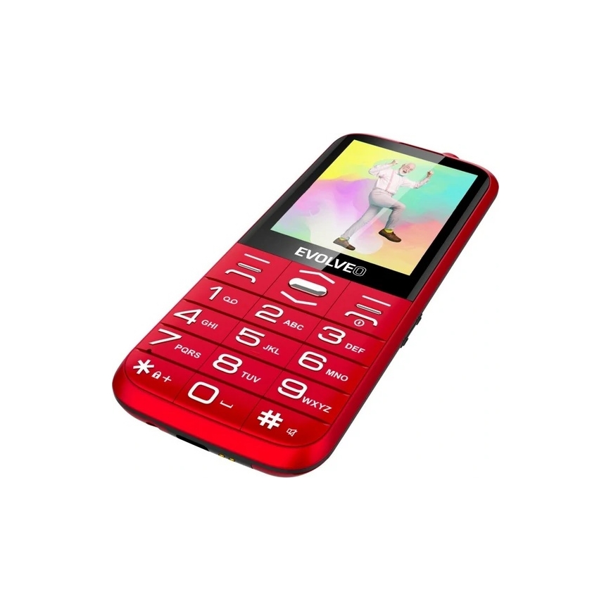 Evolveo - EasyPhone XO, mobiele telefoon voor senioren rood