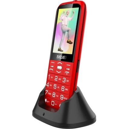 Evolveo - EasyPhone XO, mobiele telefoon voor senioren rood
