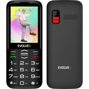 Evolveo - EasyPhone XO, mobiele telefoon voor senioren, zwart