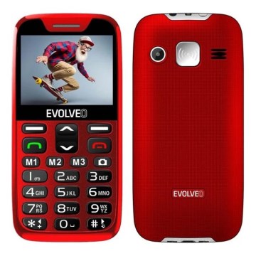 Evolveo - EasyPhone XR 4G mobiele seniorentelefoon, rood