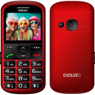Evolveo - EasyPhone XS, seniorentelefoon, rood