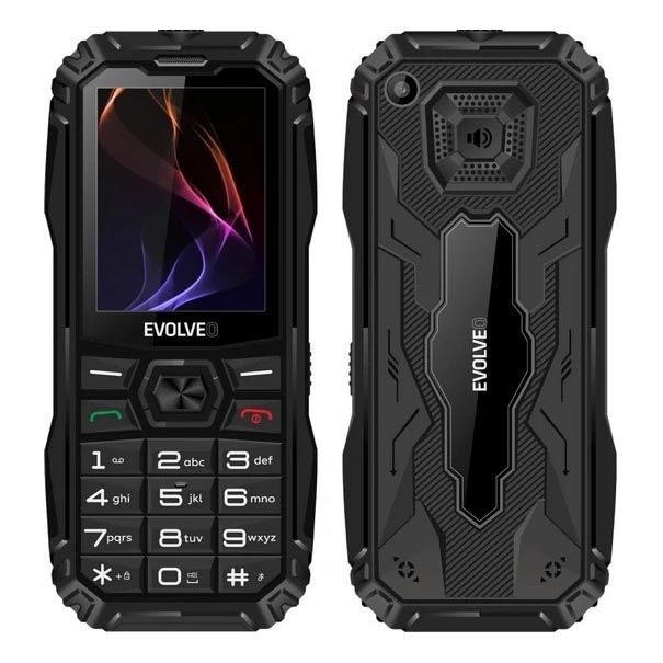 Evolveo - MaxPhone A1 toetsentelefoon Dual SIM zwart