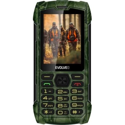 Evolveo - StrongPhone H1, waterdichte Dual SIM-telefoon in jachtcamouflage